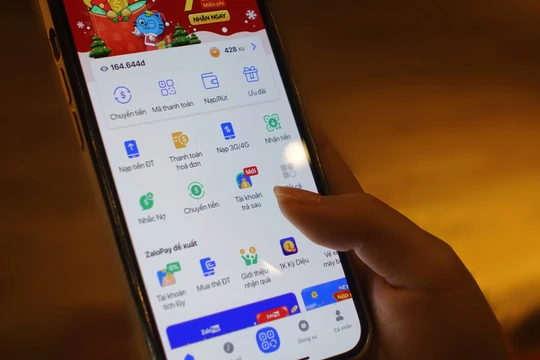 Tài khoản trả sau hiển thị ngay trong trang chủ của ví ZaloPay