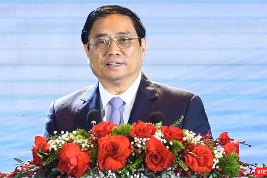 Thủ tướng Chính phủ Phạm Minh Chính phát biểu tại Ngày Chuyển đổi số quốc gia.