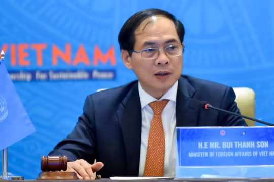 Bộ trưởng Ngoại giao Bùi Thanh Sơn.
