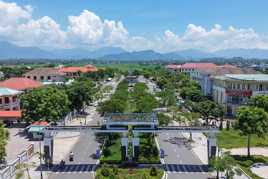 Một góc đô thị Hoà Vang nhìn từ trên cao