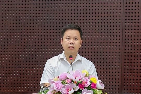 Ông Lê Minh Tường – Phó Giám đốc Sở KH&ĐT TP Đà Nẵng - trả lời báo chí tại buổi họp báo.