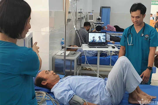 Bệnh nhân N. hồi phục sau cơn đột quỵ 