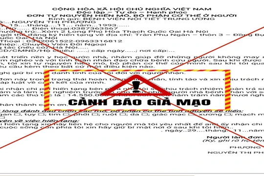 Bệnh viện Nội tiết Trung ương bác bỏ thông tin về việc bệnh viện có thực hiện dịch vụ hiến tạng và tiếp nhận các ca hiến tạng