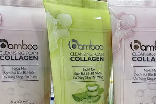 Sản phẩm Banboo Cleansing Foam Collagen-Tuýp 150ml do Công ty TNHH dược mỹ phẩm Nhật Hàn sản xuất đang bày bán trên thị trường