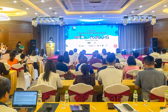 Bà Ngô Thị Kim Yến - Phó Chủ tịch UBND TP Đà Nẵng phát biểu tại buổi họp báo