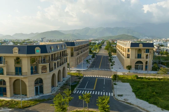 Một góc dự án khu đô thị xanh Gragon City Park ở phía Tây Bắc TP Đà Nẵng