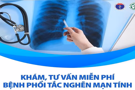Bệnh viện Bạch Mai tổ chức khám, tư vấn miễn phí bệnh phổi tắc nghẽn mạn tính cho người dân