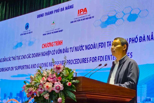 Ông Hồ Kỳ Minh – Phó Chủ tịch thường trực UBND TP Đà Nẵng phát biểu tại chương trình