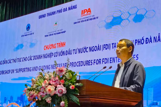 Ông Hồ Kỳ Minh – Phó Chủ tịch thường trực UBND TP Đà Nẵng phát biểu tại chương trình