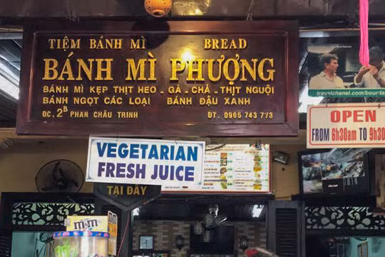 cơ sở Bánh mì Phượng (TP Hội An, Quảng Nam)
