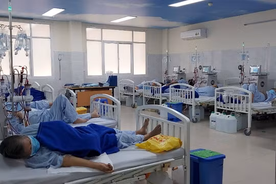 Bệnh nhân đang nằm điều trị tại cơ sở y tế công lập trên địa bàn TP HCM