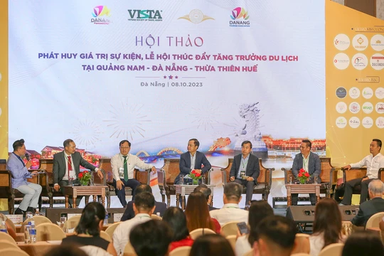 Các chuyên gia, nhà quản lý du lịch Đà Nẵng-Quảng Nam-Thừa Thiên Huế họp bàn cùng phát triển du lịch sự kiện, lễ hội