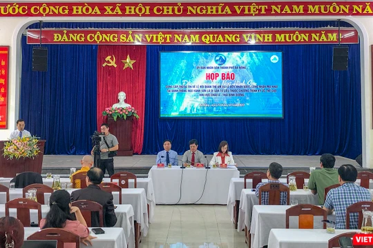 Buổi họp báo về Lễ hội Quán Thế Âm Ngũ Hành Sơn TP Đà Nẵng năm 2023 và lễ đón nhận Bằng công nhận ma nhai Ngũ Hành Sơn là Di sản tư liệu thế giới.