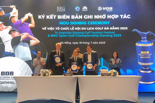 Sở Du lịch TP Đà Nẵng ký biên bản hợp tác tổ chức lễ hội Du lịch golf Đà Nẵng 2023