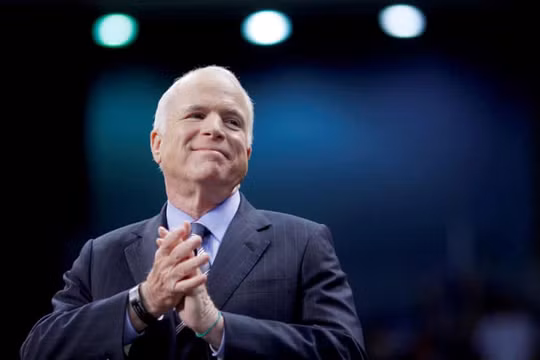 John McCain trong một cuộc vận động ở North Carolina năm 2008. Ảnh:Reuters.