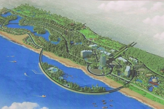 Resort nghìn tỷ của “bầu” Hiển: Bỏ đảo nhân tạo 10 ha, bổ sung ranh giới quy hoạch. (Ảnh: Internet)