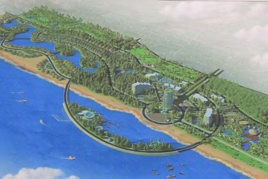 Resort nghìn tỷ của “bầu” Hiển: Bỏ đảo nhân tạo 10 ha, bổ sung ranh giới quy hoạch. (Ảnh: Internet)