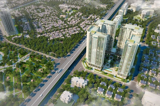 Dự án Tòa nhà hỗn hợp Văn Phú Complex còn có tên thương mại là Grandeur Palace – Phạm Hùng. (Ảnh: Internet)