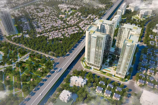 Dự án Tòa nhà hỗn hợp Văn Phú Complex còn có tên thương mại là Grandeur Palace – Phạm Hùng. (Ảnh: Internet)