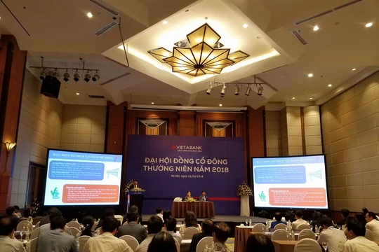 ĐHĐCĐ VietABank năm 2018 (Ảnh: X.T)