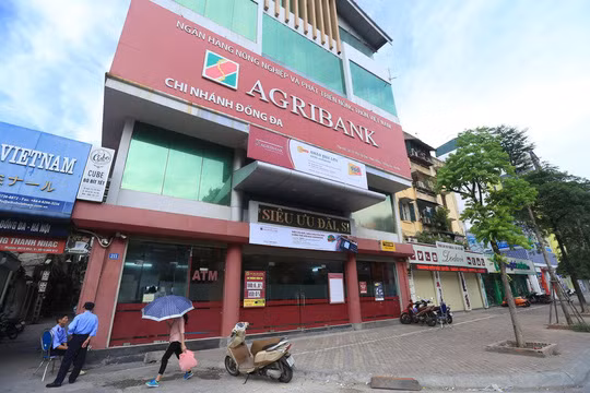 Một chi nhánh của Agribank tại Hà Nội. (Ảnh: Internet)