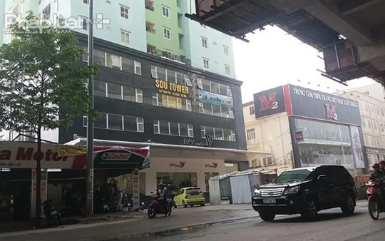 Công trình “Tầng kỹ thuật (tầng K) thuộc Tòa nhà SDU - 143 Trần Phú”. (Ảnh: Cảnh sát PCCC Hà Nội)