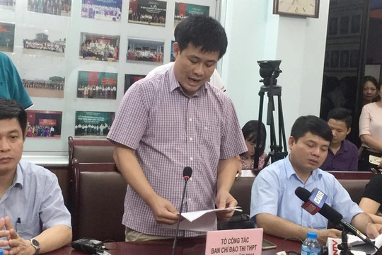 Theo công bố, 100% số bài thi Trắc nghiệm sau khi chấm thẩm định có điểm không thay đổi so với kết quả thi do hội đồng thi Sở GD&ĐT Lạng Sơn công bố ngày 11/7/2018.