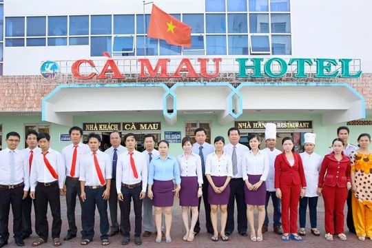 Nhà khách Cà Mau trực thuộc UBND tỉnh Cà Mau. (Ảnh: vanphong.camau.gov.vn)