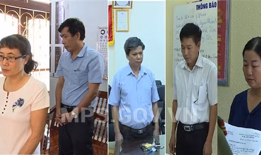 Khởi tố Phó Giám đốc Sở GD&ĐT Sơn La cùng 4 đối tượng khác. (Ảnh: MPS)