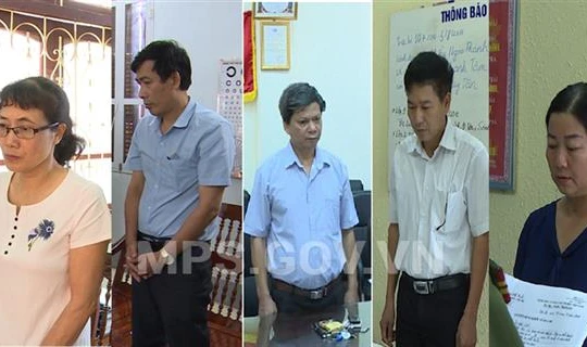 Khởi tố Phó Giám đốc Sở GD&ĐT Sơn La cùng 4 đối tượng khác. (Ảnh: MPS)