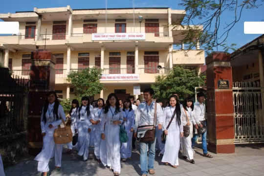 khu đất hiện tại của Trường THPT Nguyễn Trãi nằm ở vị trí đắc địa. (Ảnh: THPT Nguyễn Trãi)