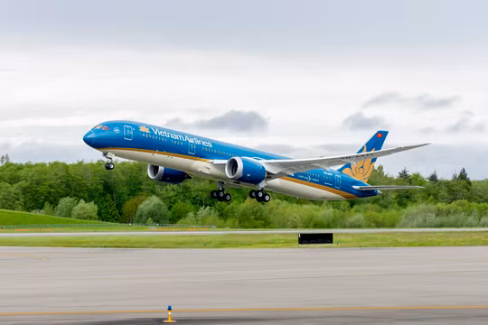 Vietnam Airlines báo lãi kỷ lục 2.800 tỷ đồng, giữ 60% thị phần nội địa. (Ảnh: VNA)