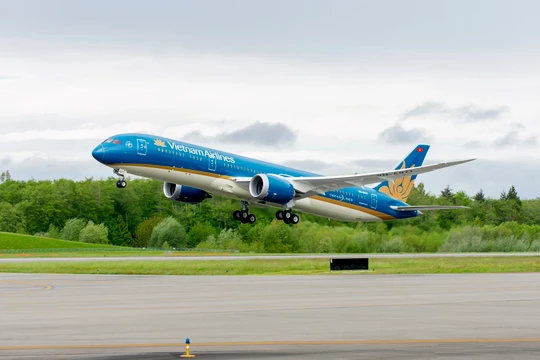 Vietnam Airlines báo lãi kỷ lục 2.800 tỷ đồng, giữ 60% thị phần nội địa. (Ảnh: VNA)