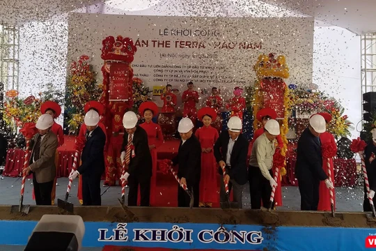 Khởi công dự án The Terra – Hào Nam. (Ảnh: X.T)