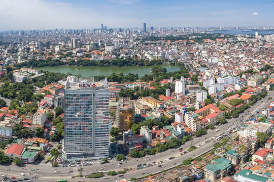 BIDV bắt đầu ghi nhận LaoVietBank là công ty con. (Ảnh: BIDV Tower)