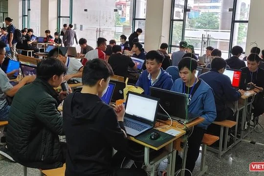 Một buổi thi vòng Sơ khảo Sinh viên với An toàn thông tin ASEAN.