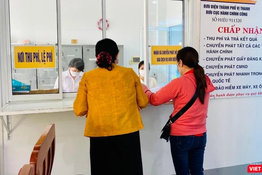 Hậu Giang đã bố trí các điểm chuyển giao hành chính công qua hệ thống Bưu điện các cấp.