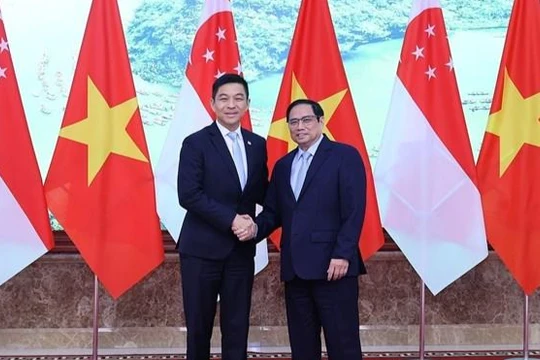 Thủ tướng Phạm Minh Chính tiếp Chủ tịch Quốc hội Singapore Chuan-Jin