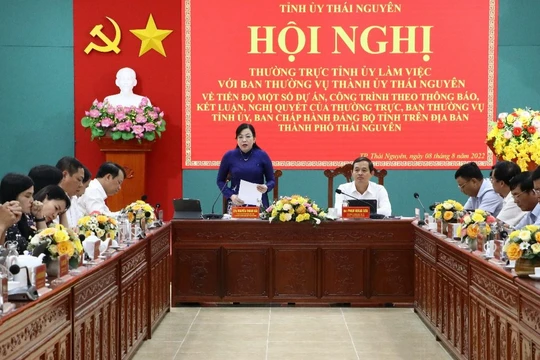 Bí thư Tỉnh ủy Nguyễn Thanh Hải phát biểu chỉ đạo tại Hội nghị.