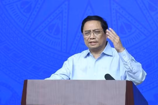 Thủ tướng Phạm Minh Chính phát biểu. Ảnh: VGP.