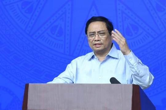 Thủ tướng Phạm Minh Chính phát biểu. Ảnh: VGP.