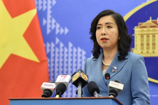 Người Phát ngôn Bộ Ngoại giao Việt Nam Lê Thị Thu Hằng.