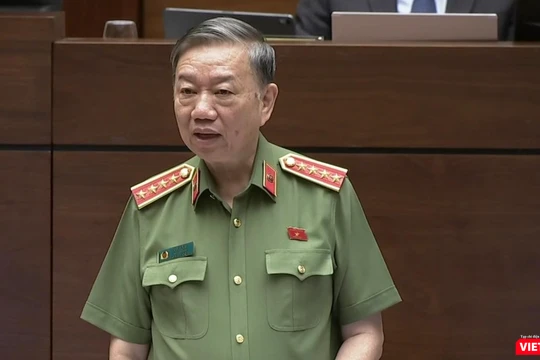 Bộ trưởng Bộ Công an Tô Lâm nói về việc xử lý tội phạm liên quan tín dụng đen.