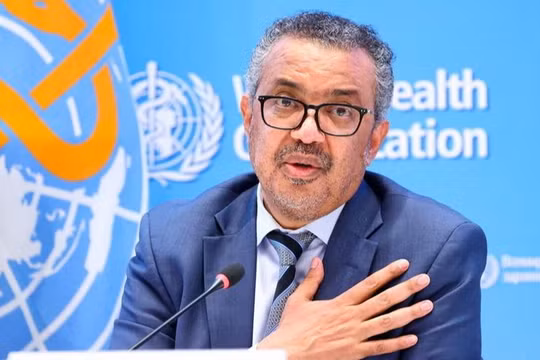 Tổng giám đốc Tổ chức Y tế thế giới Tedros Adhanom Ghebreyesus. Ảnh: Reuters.