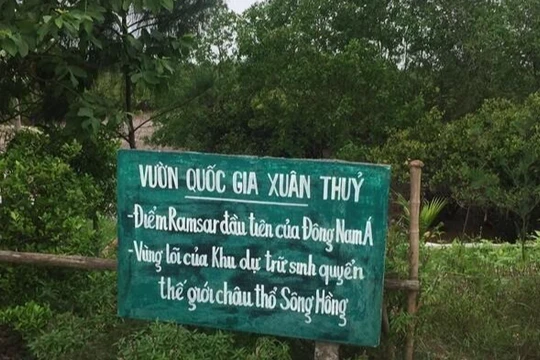 Vườn quốc gia Xuân Thủy chính là khu bảo tồn ngập nước ven biển tại huyện Giao Thủy, tỉnh Nam Định. Đây là khu rừng ngập mặt đầu tiên của Đông Nam Á tham gia công ước quốc tế RAMSAR. 