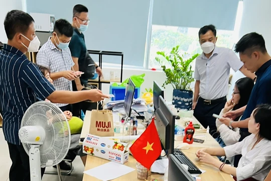 Lực lượng Công an đấu tranh khai thác nhanh với các đối tượng liên quan đến vụ án. Ảnh: Bộ Công an.