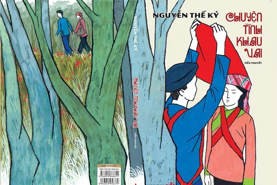 Bìa cuốn sách "Chuyện tình Khau Vai" (tác giả Nguyễn Thế Kỷ, NXB Văn học ấn hành)