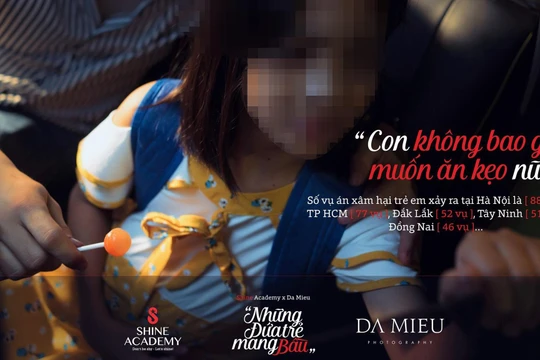 Bộ ảnh" Những đứa trẻ mang bầu" được công bố rõ mặt toàn bộ các em bé là mẫu nhí 