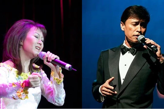 Ca sĩ Thái Hiền và Tuấn Ngọc