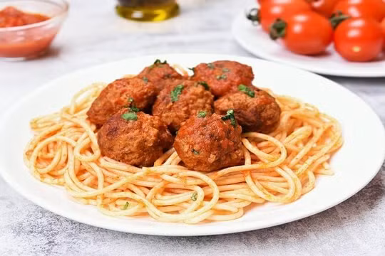 Chỉ nên thưởng thức món mỳ Ý thịt viên nếu hệ tiêu hóa thực sự khỏe mạnh 